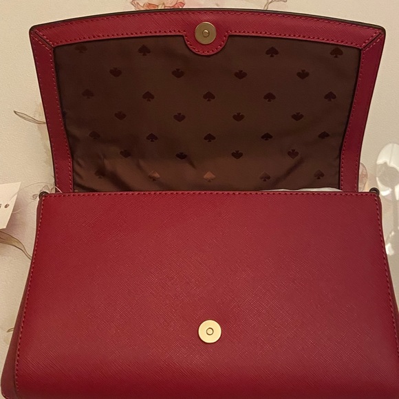 NWT Kate Spade ♠️ Greer Crossbody Berry Cobb Saffiano Leather - Picture 7 of 9